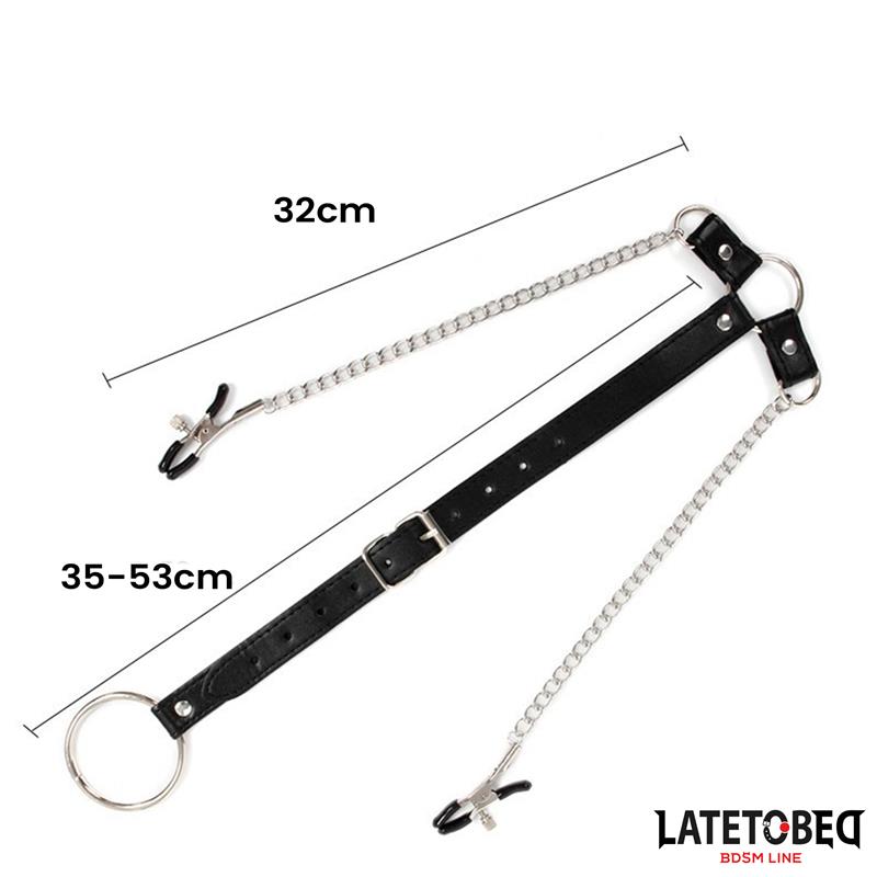 Nipple Clamps With Penis Ring - Image 6