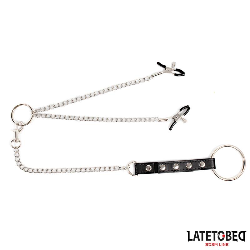 Nipple Clamps With Penis Ring - Image 2