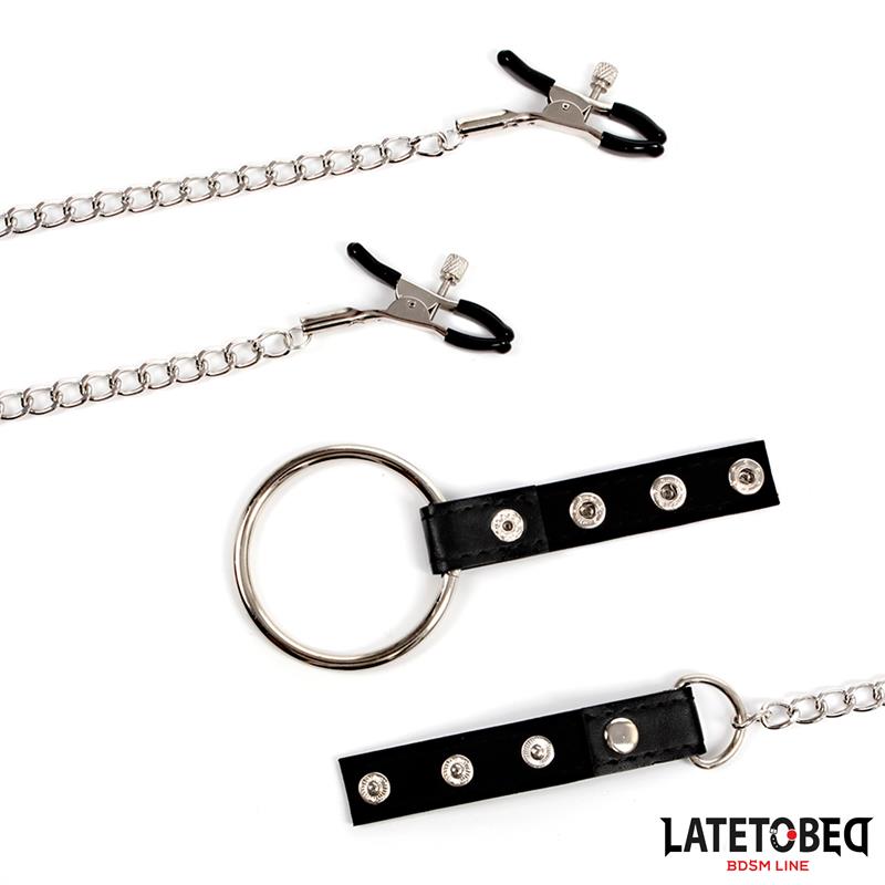 Nipple Clamps With Penis Ring - Image 6