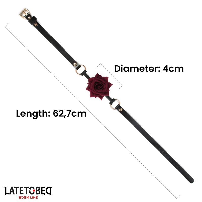 Gold Metal rose gag Ball - Image 5