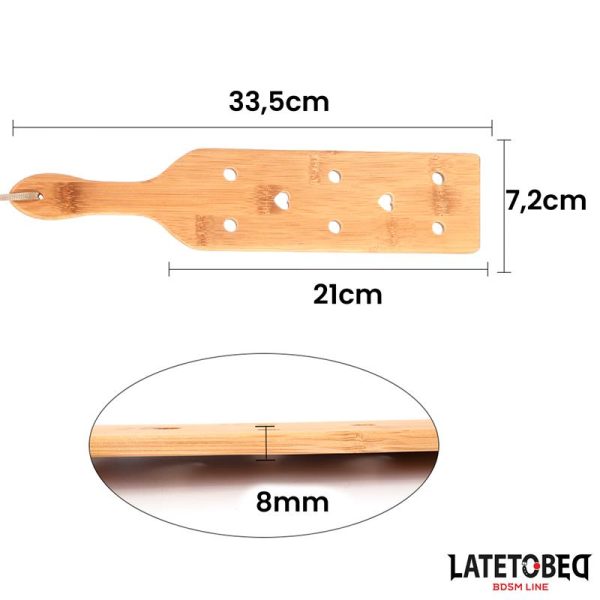 Bamboo paddle 34 cm - Image 5