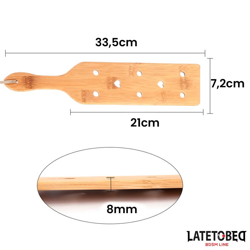 Bamboo paddle 34 cm - Image 5