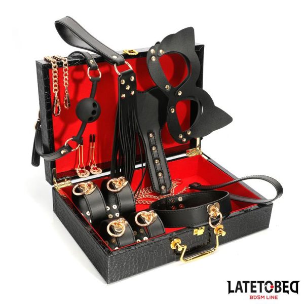 8 Piece Bondage Kit with Storage Case - Image 3