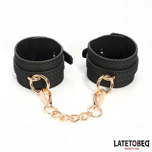 Weaving patterns ankle cuff Golden Chain - Image 2
