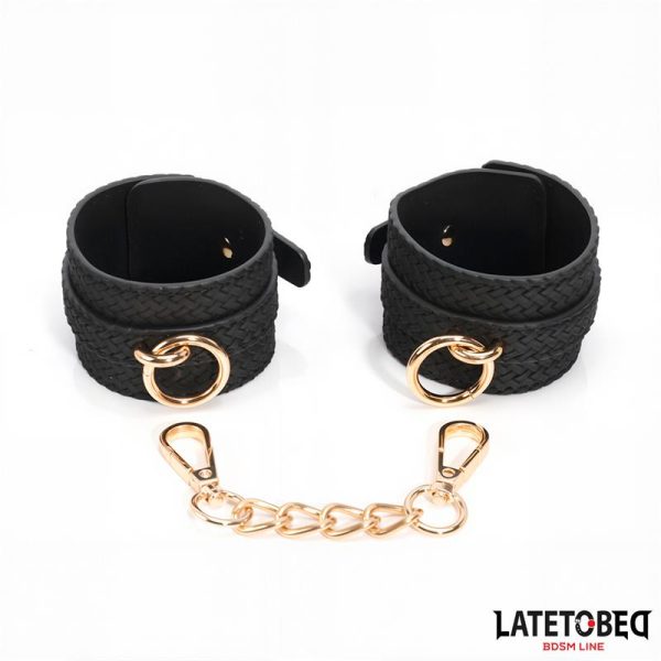 Weaving patterns ankle cuff Golden Chain - Image 3