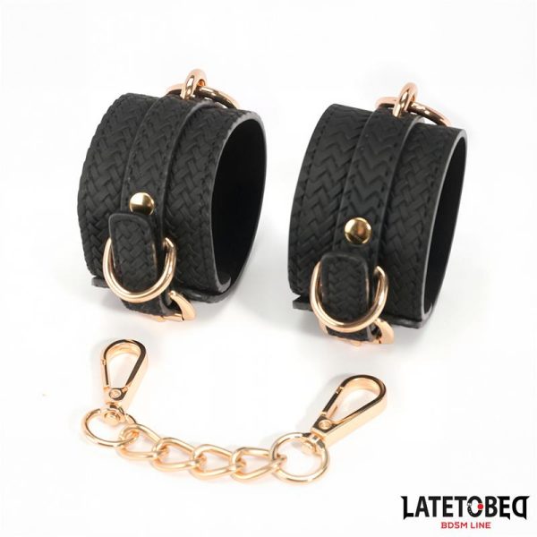 Weaving patterns ankle cuff Golden Chain - Image 6