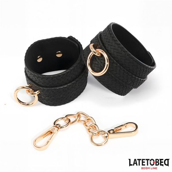 Weaving patterns ankle cuff Golden Chain - Image 7