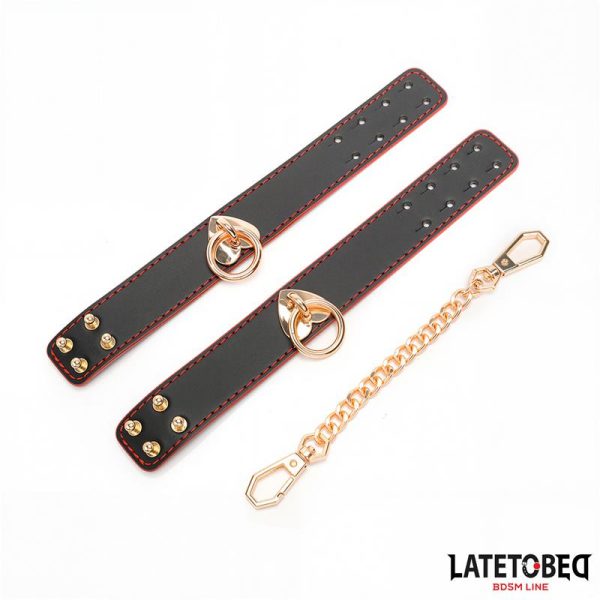 Wrist Cuff with Golden Chain - Image 9