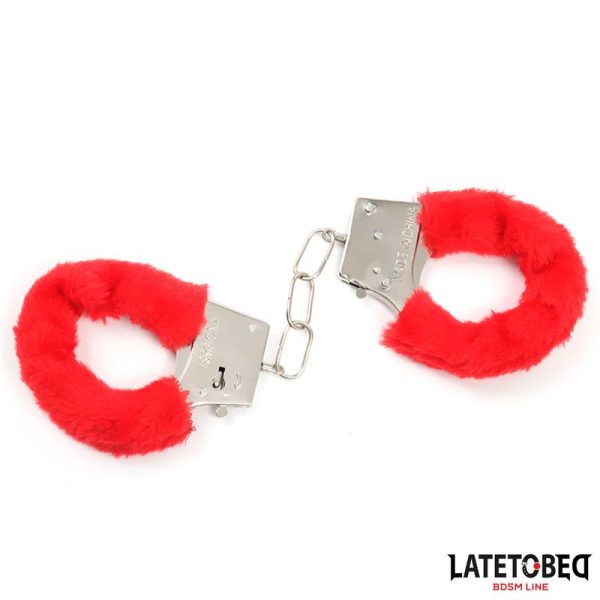 Furry Metal Cuff Red - Image 2