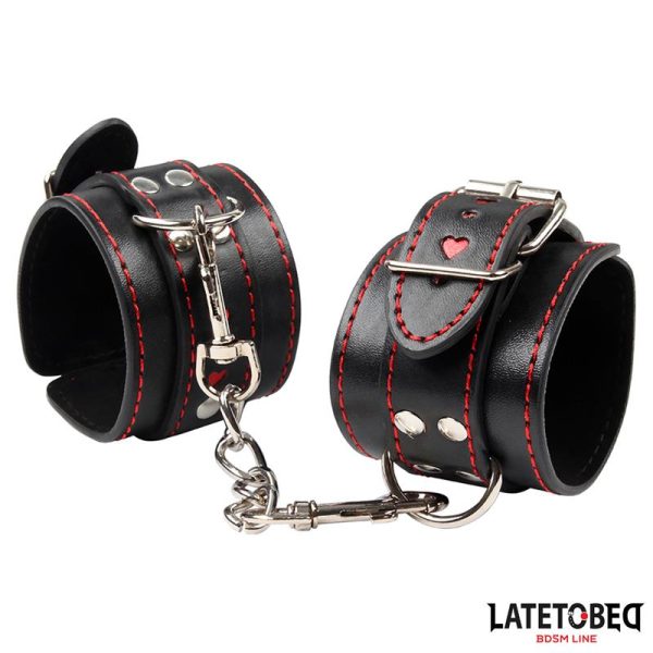 Cuff with Chain and Hearts - Image 2