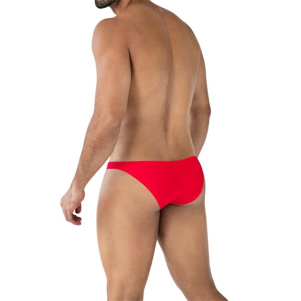 C4MSPXBUL01 Low Rise Bulge Brief Scarlet - Image 2