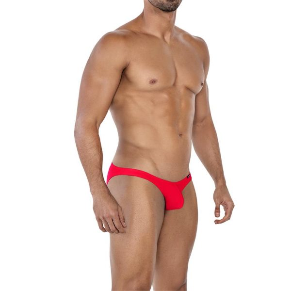 C4MSPXBUL01 Low Rise Bulge Brief Scarlet