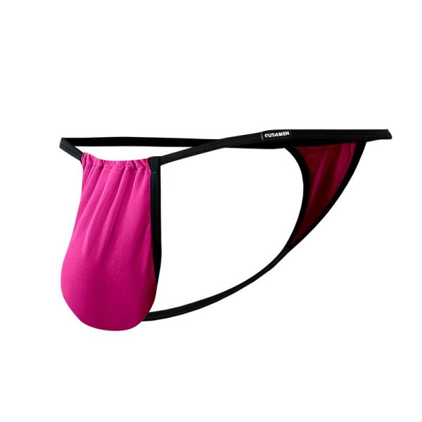 C4MSPX04 Fluo Pouch V-String Hot Pink - Image 3