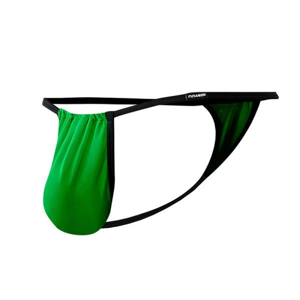 C4MSPX04 Fluo Pouch V-String Green - Image 3