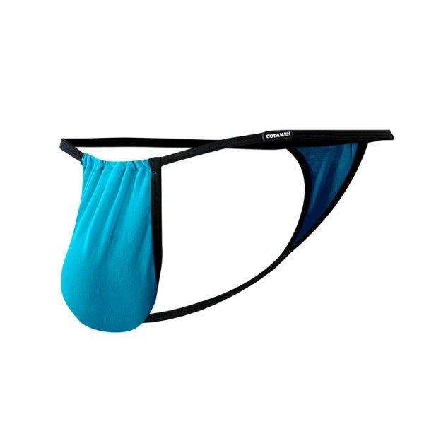 C4MSPX04 Fluo Pouch V-String Turquoise - Image 3