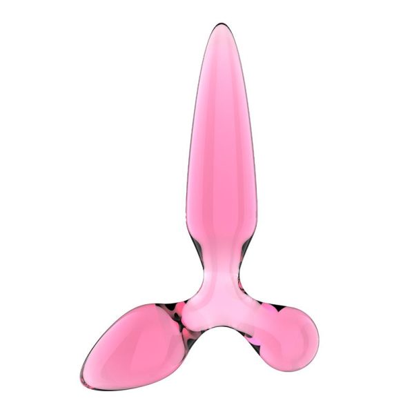 Triple Crystal 2 Glass Dildo - Image 2