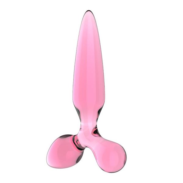 Triple Crystal 2 Glass Dildo - Image 3