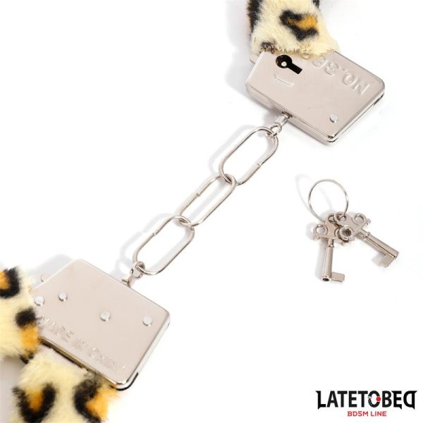 Furry Metal Cuff Animal Print Leopard - Image 12