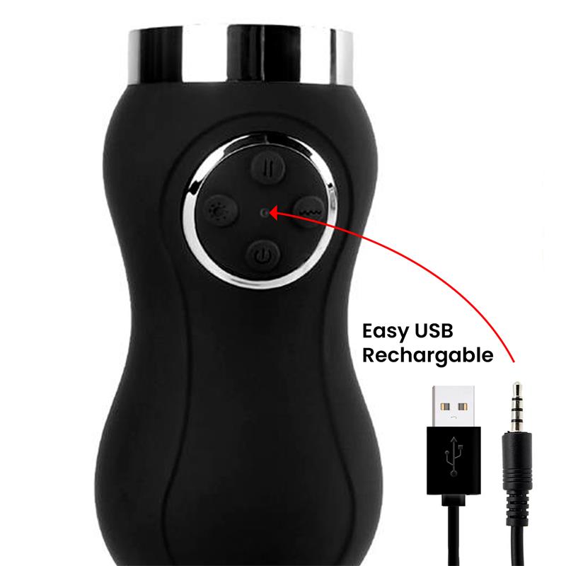 Sex Machine Vibration, Thrusting and Heat Remote Control USB - Image 5