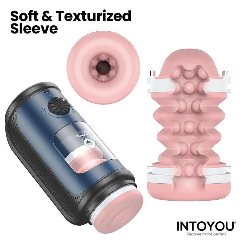 Tenkro Masturbator wit Thrusting and Heat USB-C - Image 5