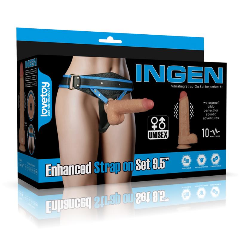 Strap On with Vibrating Dildo 9.5 - Image 28