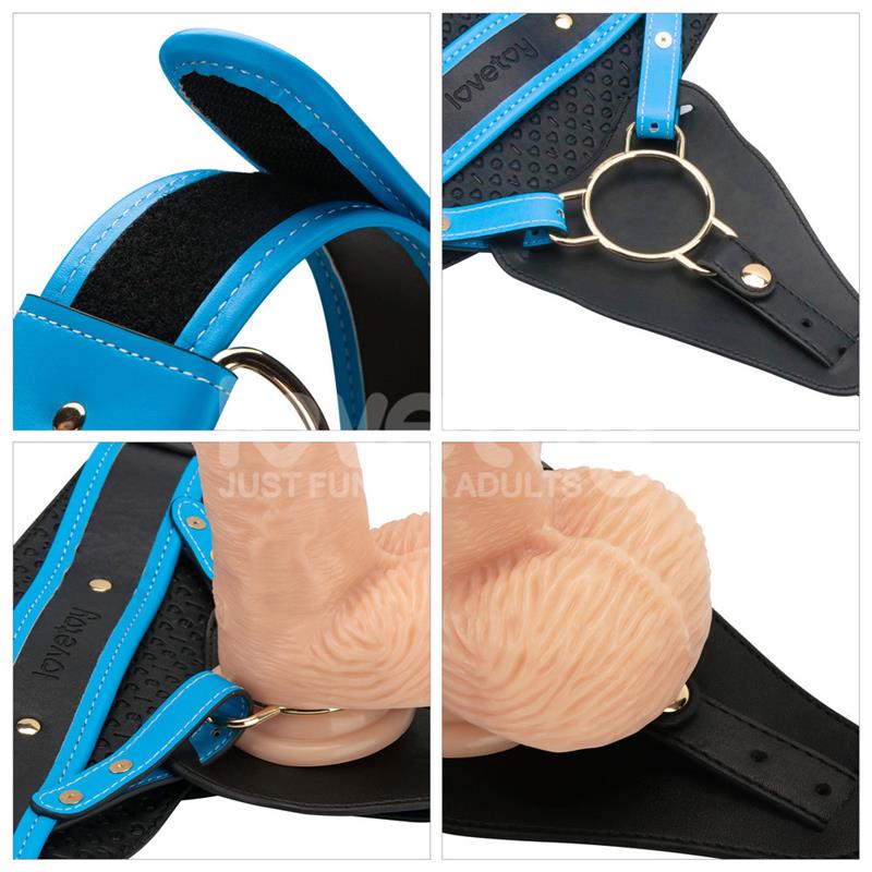Strap On with Vibrating Dildo 9.5 - Image 8