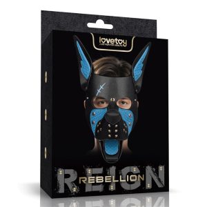 Rebellion Reign Scarred Alpha Pup Mask Blue