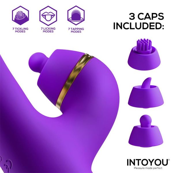 Siter 2.0 Flapping Tongue with Hitting Ball Vibrator with Caps - Image 2