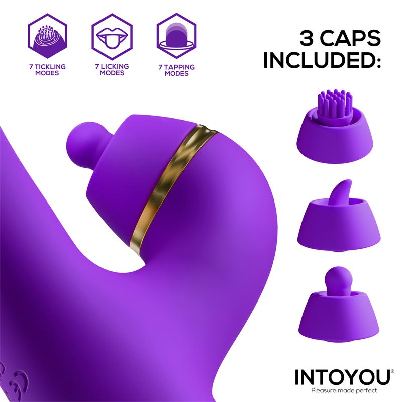 Siter 2.0 Flapping Tongue with Hitting Ball Vibrator with Caps - Image 2