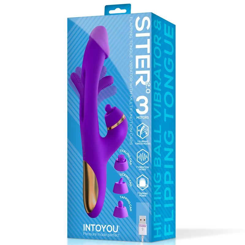 Siter 2.0 Flapping Tongue with Hitting Ball Vibrator with Caps - Image 9