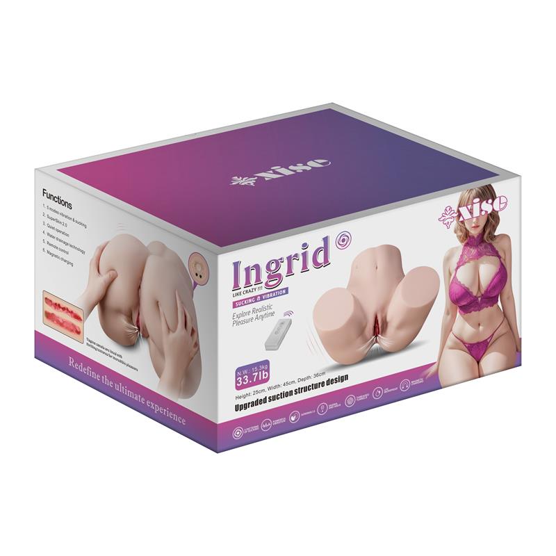 Ingrid Torso with Vibration and Sucking Efect 15.3 kg - Image 2