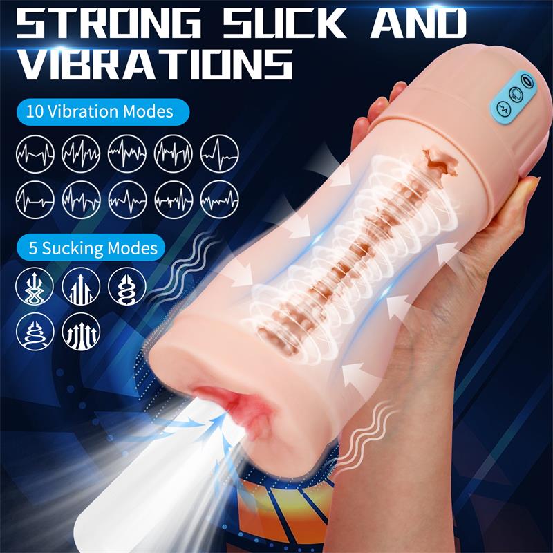Masturbator with Vibration and Sucking Efect Suctroker V1.0 X - Image 6