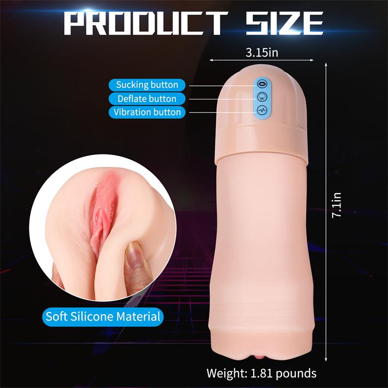 Masturbator with Vibration and Sucking Efect Suctroker V1.0 X - Image 9