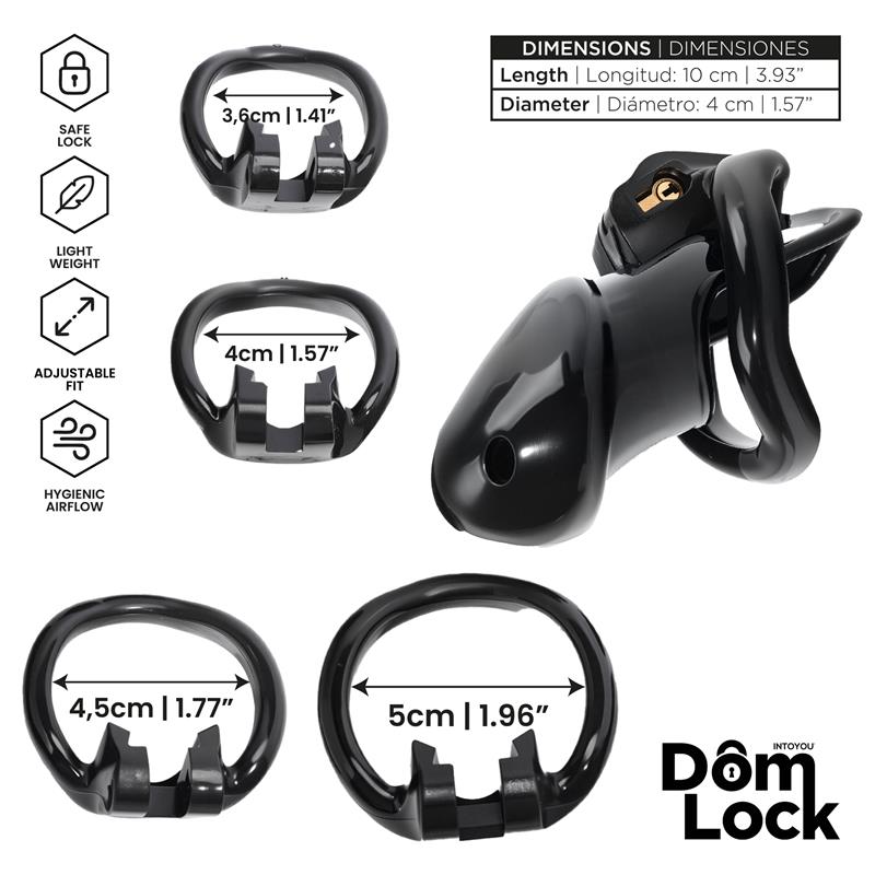 Closure Chastity Cage with Internal Lock - Image 3