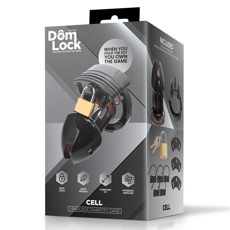 Cell Chastity Cage with Spacers - Image 5