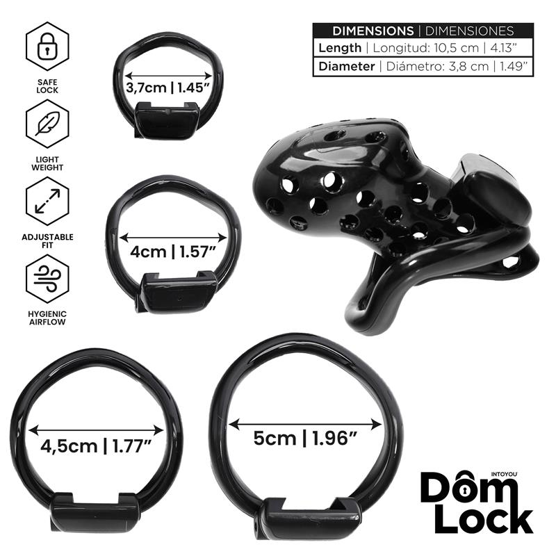 Convict Chastity Cage with Internal Lock - Image 3