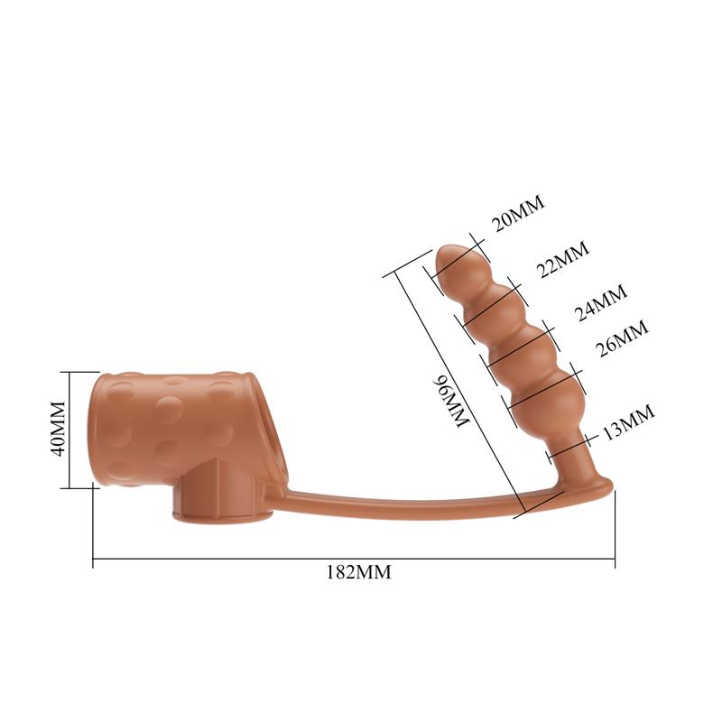 Anal Plug with Penis Sleeve - Image 7