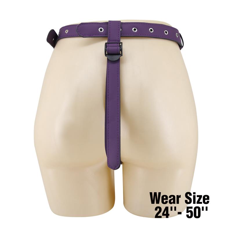 Caludio III Universal StrapOn Harness Purple - Image 5