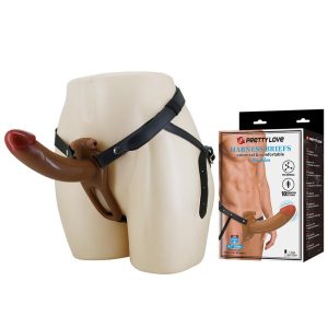 Bradden Universal Strap On with Vibrating Hollow Dildo 6.7