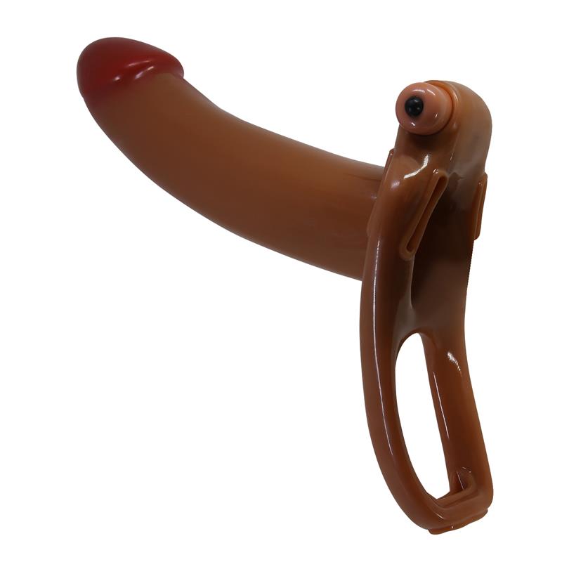 Bradden Universal Strap On with Vibrating Hollow Dildo 6.7 - Image 5