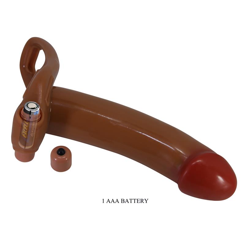 Bradden Universal Strap On with Vibrating Hollow Dildo 6.7 - Image 7