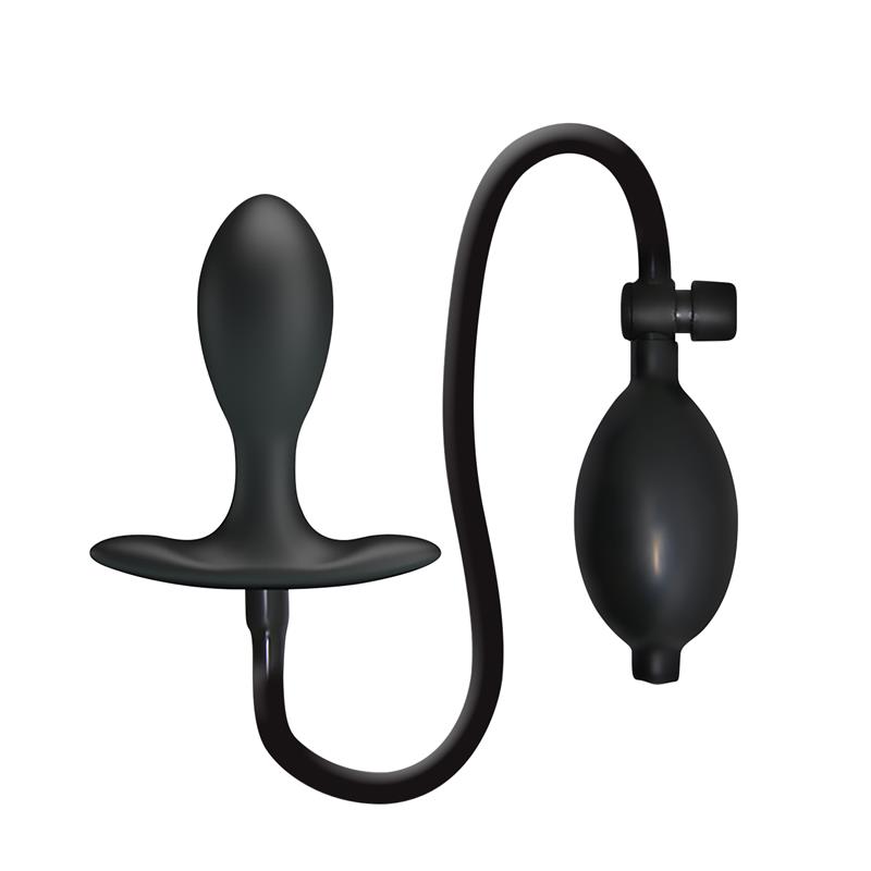 Inflatable Anal Plug with Internal Ball Weight - Image 2