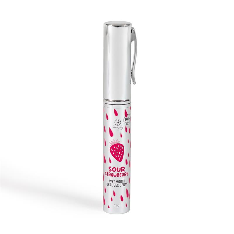 Oral Sex Spray Wet Mouth Strawberry Sour 11g - Image 2