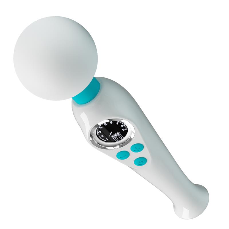 Skyler Massager Wand with Digital Screen White - Image 4