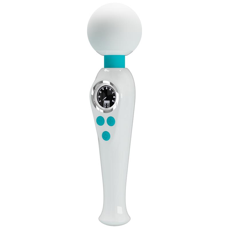 Skyler Massager Wand with Digital Screen White - Image 6