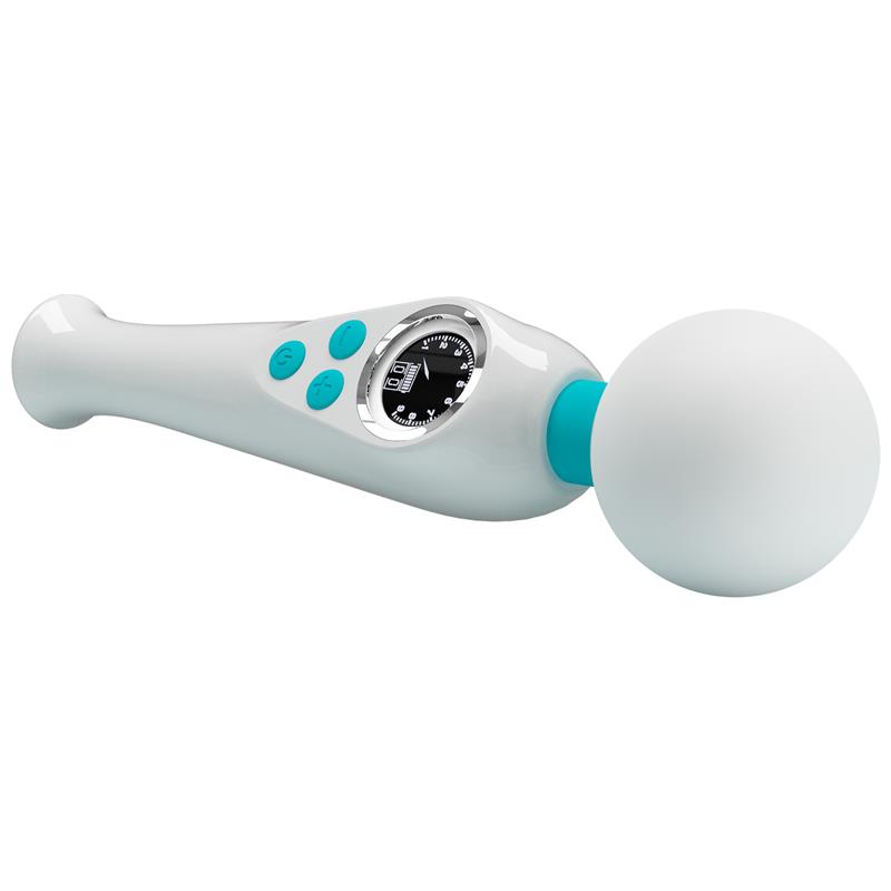 Skyler Massager Wand with Digital Screen White - Image 9