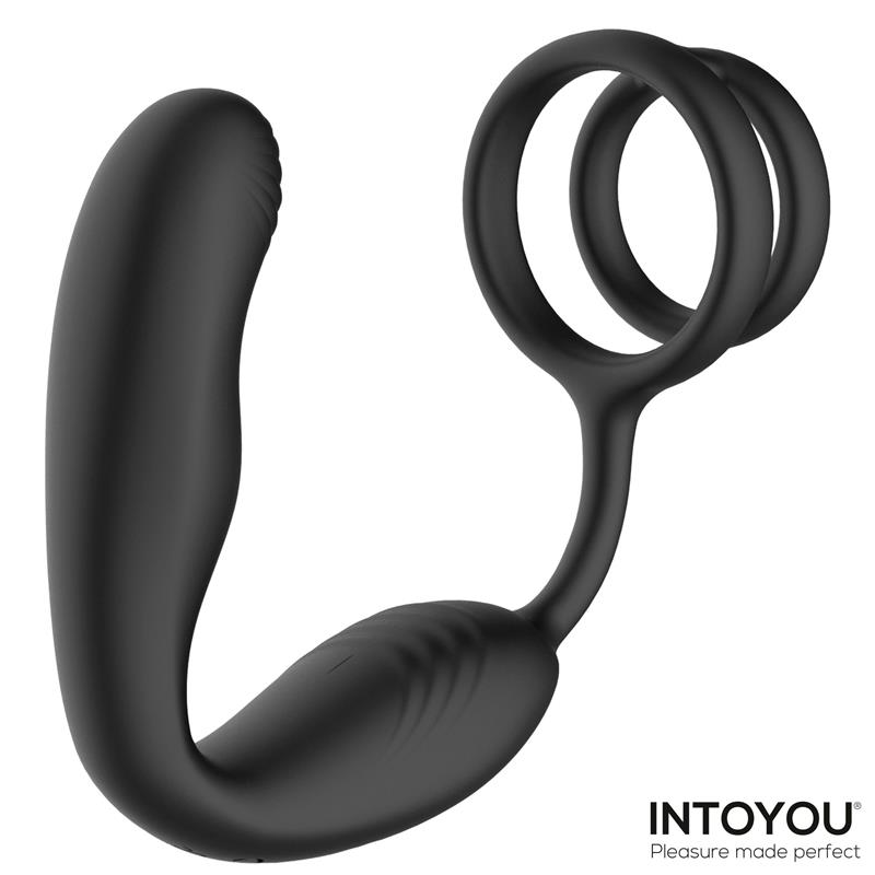 Bruce Prostate Massager 360º with Double Cockring with Vibration - Image 5