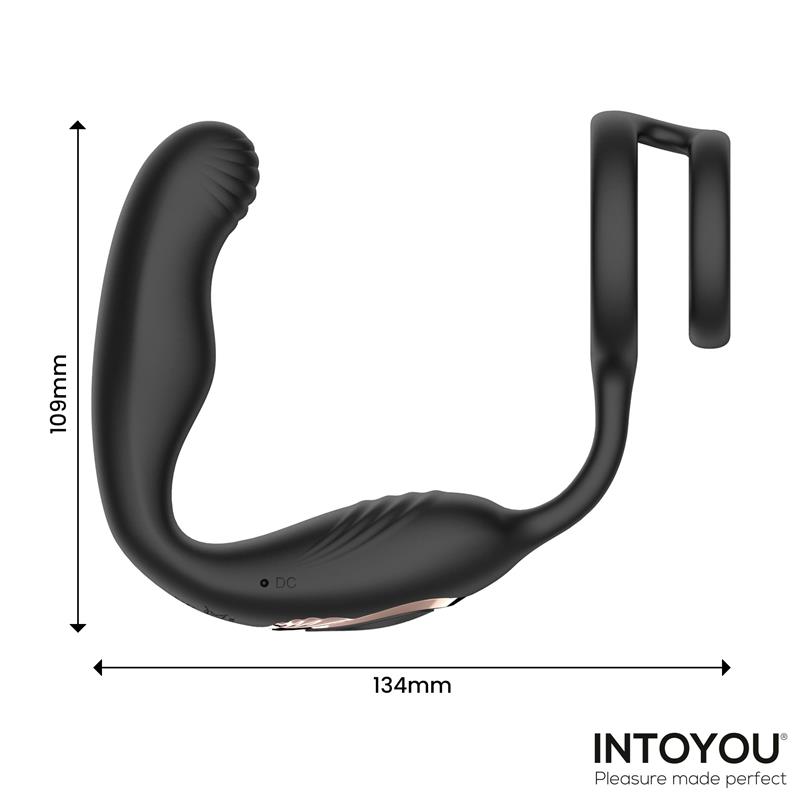 Bruce Prostate Massager 360º with Double Cockring with Vibration - Image 8