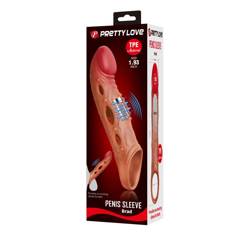 Brad Vibrating Penis Sleeve - Image 11