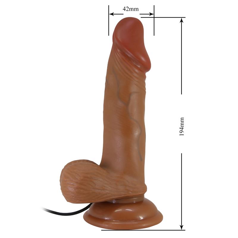Zebulon Relistic Vibrating Dildo 7.6 - Image 9